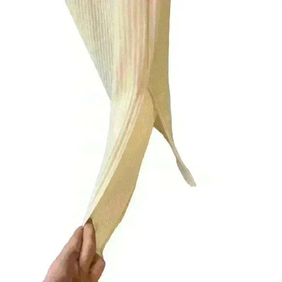 NWOT Primark Parenthood Ribbed Cream Long Sleeve Maxi dress, size 12 - Picture 5 of 7